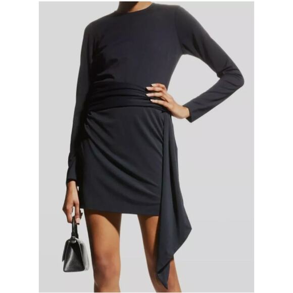Toccin NY Long-Sleeve Waist-Sash Mini Dress Size XS - Picture 1 of 7